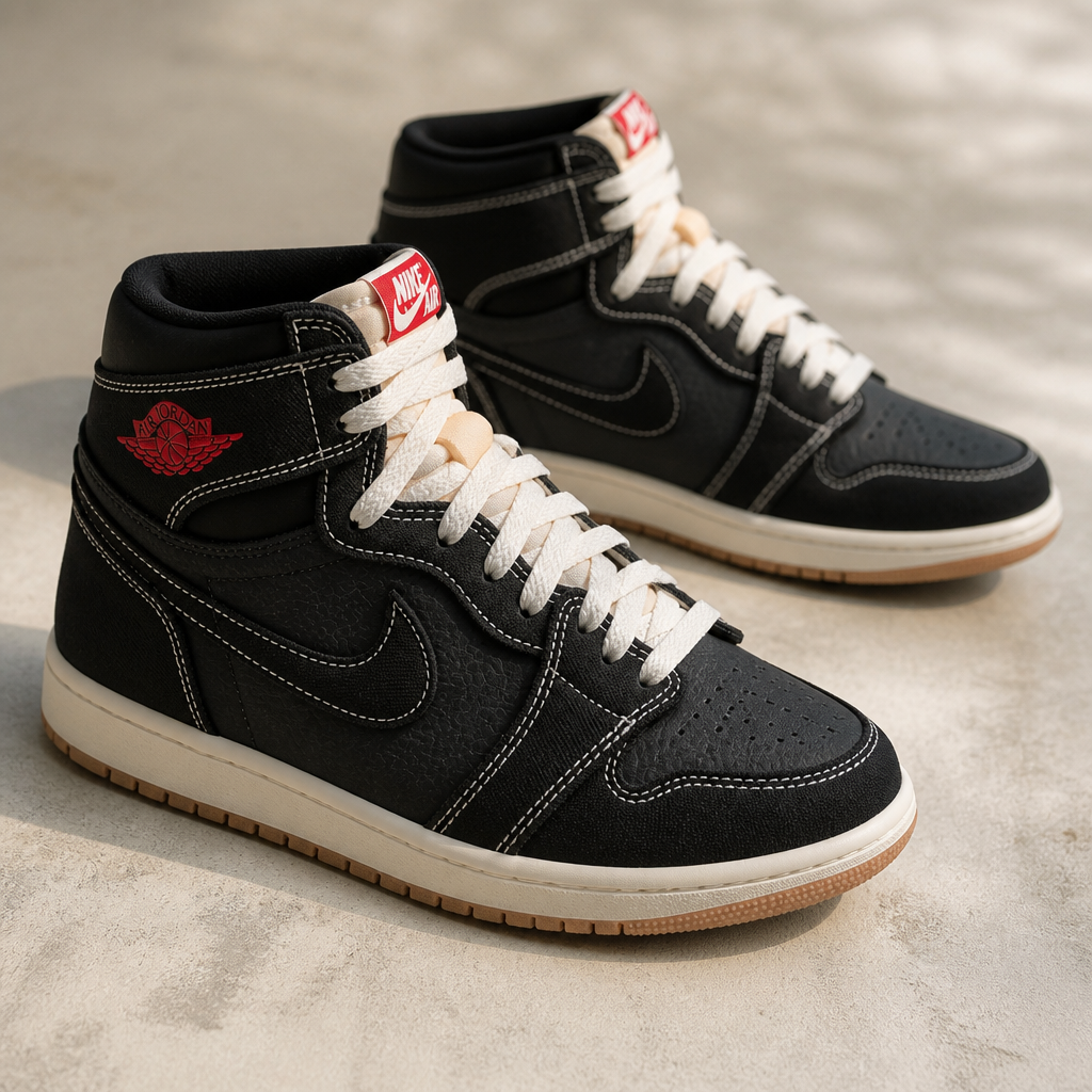 Nike Total 90 Premium in size Small in the Black colorway viewed from a three-quarter angle on a clean light surface