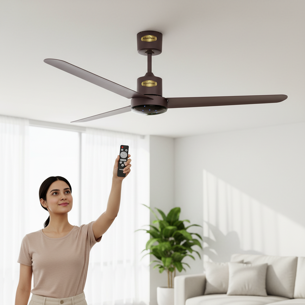 Khaitan Aeroslim BLDC Ceiling Fan with Smart Remote