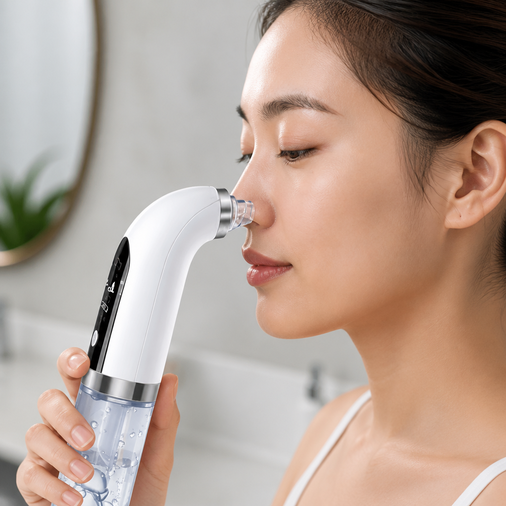 세부 모공 전용 소형 타원형 탐침, 정밀한 모서리 처리