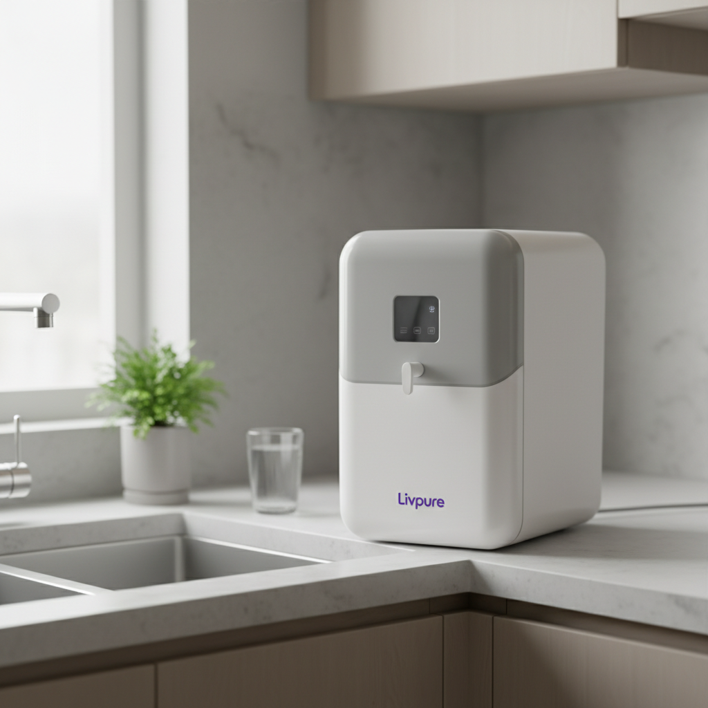 LivPure Smart app interface for water monitoring