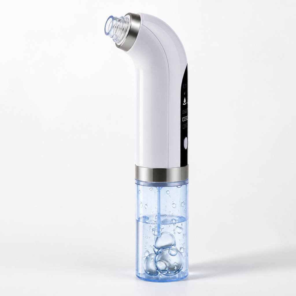 Detailed view of one probe attachment showing precision suction tip design