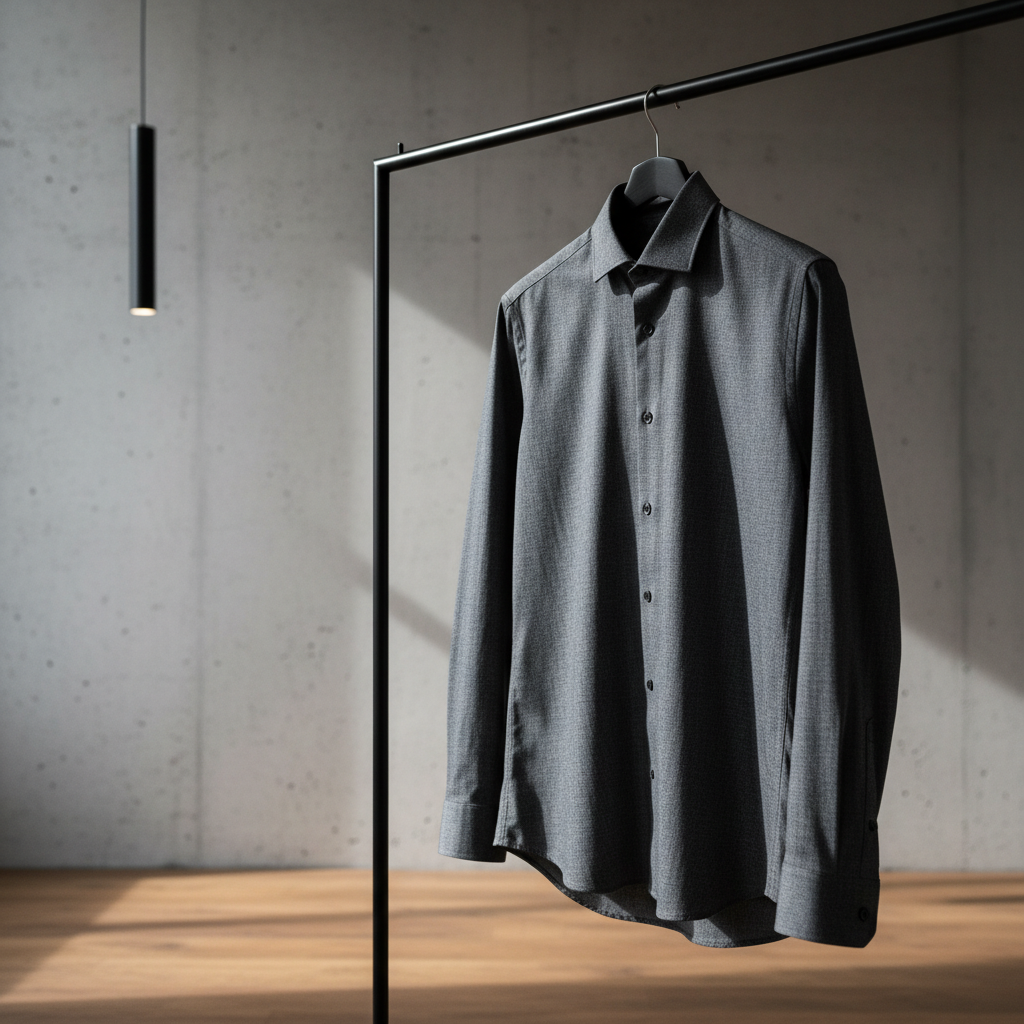 Premium Men's Shirt in modern office environment