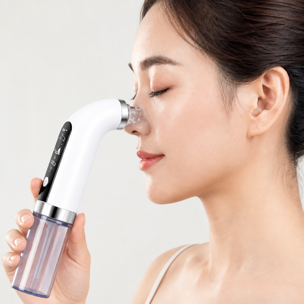 재충전식 배터리가 달린 블랙헤드 제거기 - 제품 전경