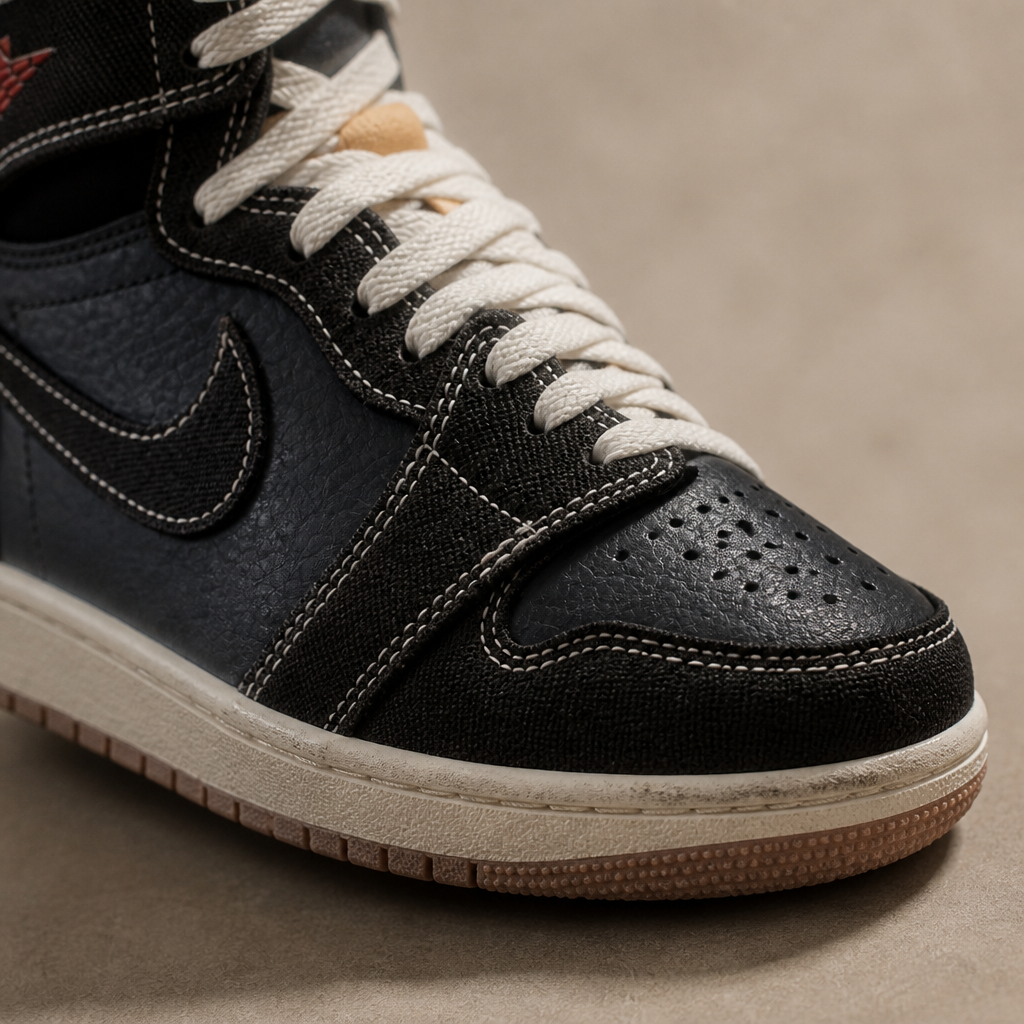 Close-up macro shot of Nike Total 90 Premium showing the distinctive quilted texture of the upper material and the iconic asymmetrical lacing system in detail