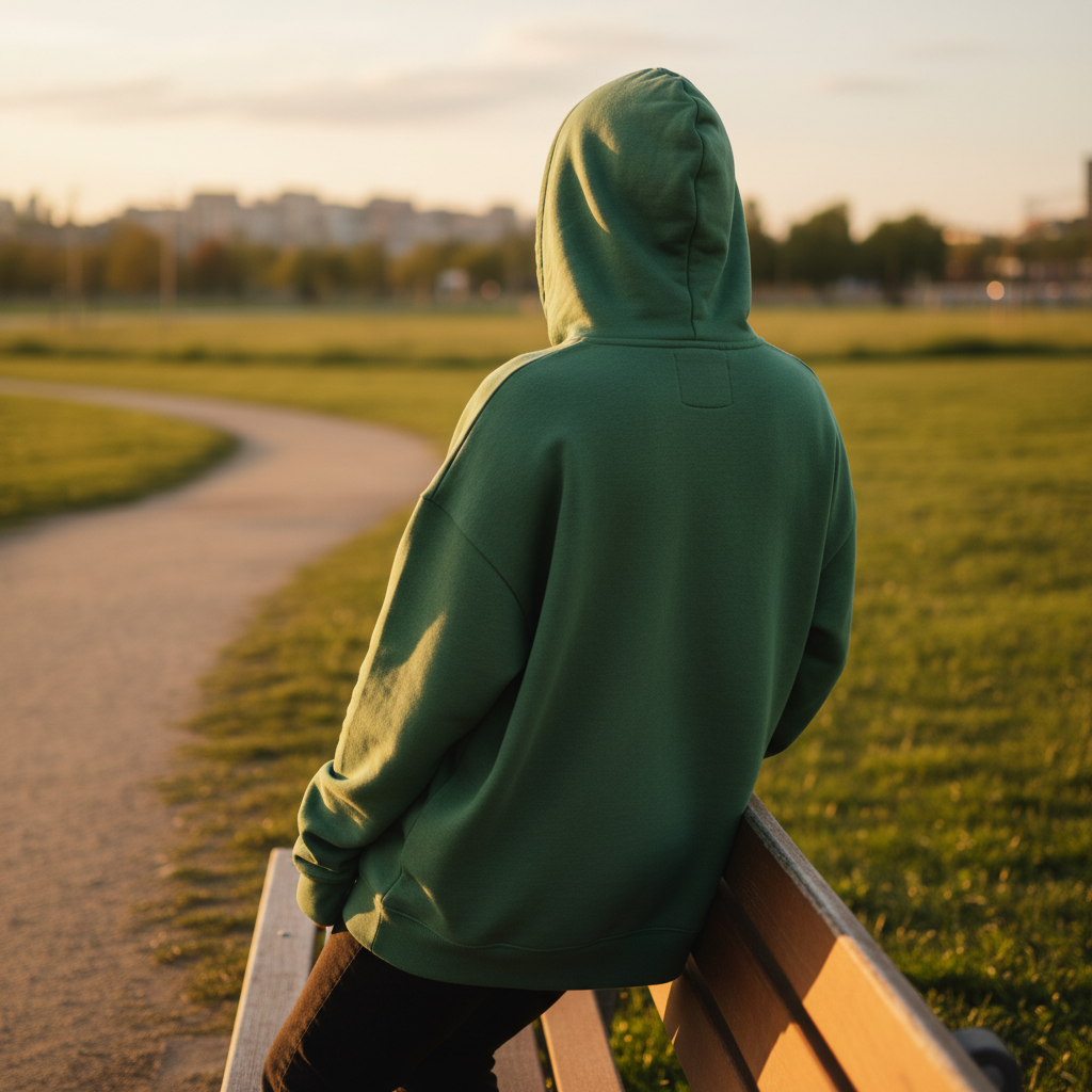 Bewakoof Heavy Duty 1.0 Oversized Hoodie - Back View