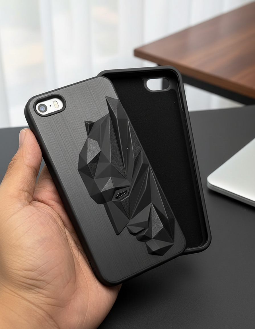Matte finish iPhone 5S case