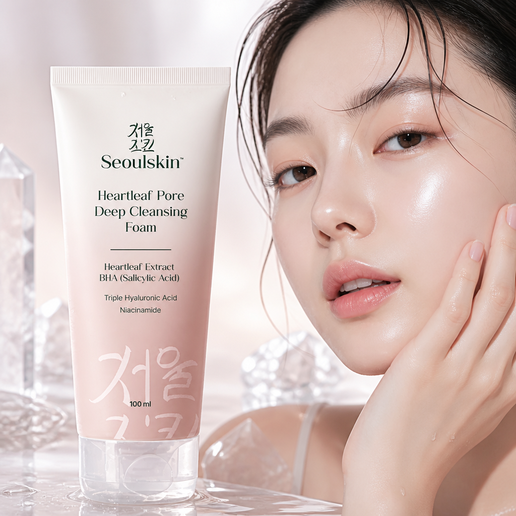 Hyaluronic acid crystalline molecular structure - triple moisture hydrating compound, scientific blue-toned lighting, detailed macro composition