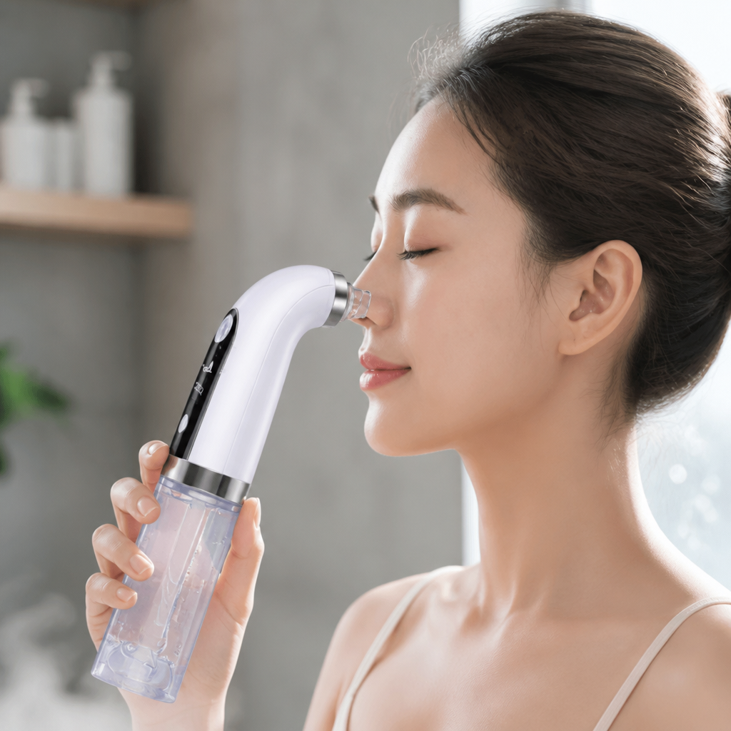Cooling probe attachment for skin soothing