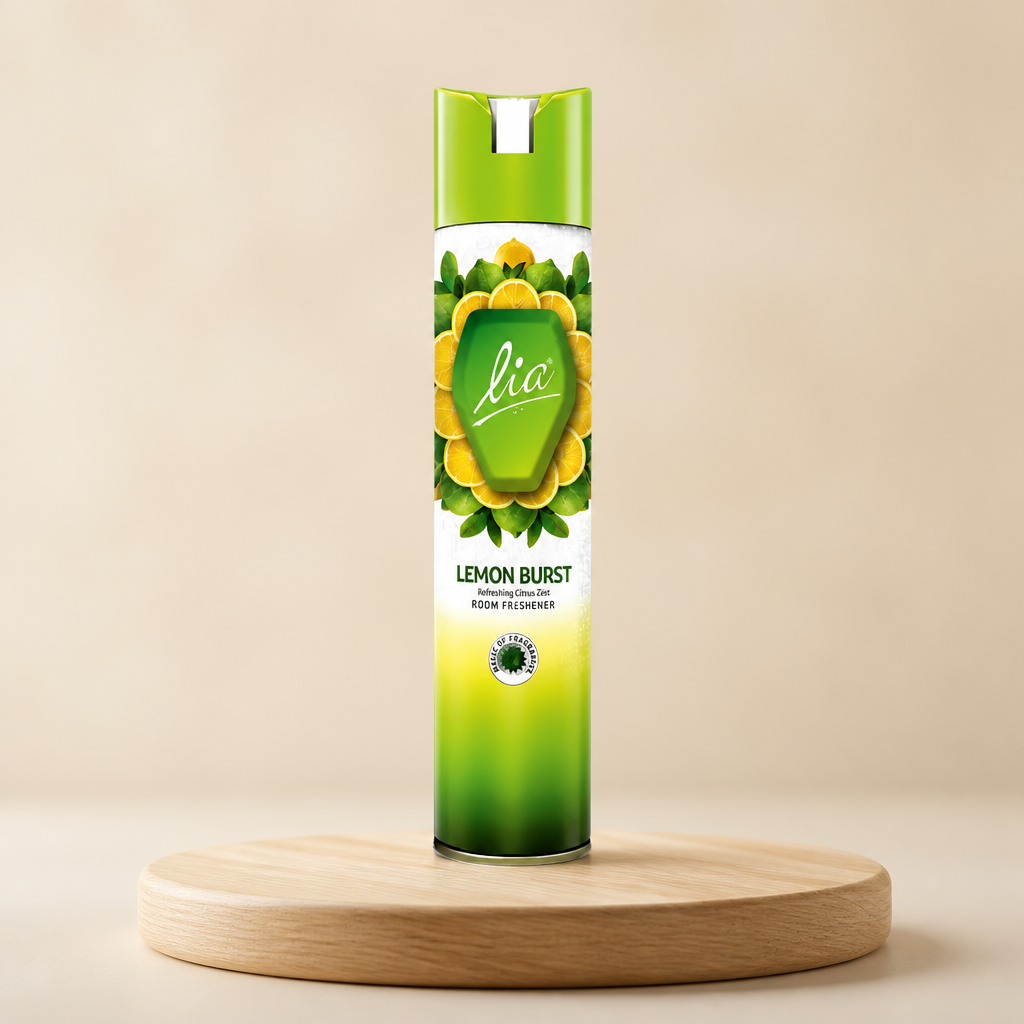 LIA Red 2 litre bottle product photo on cream backdrop