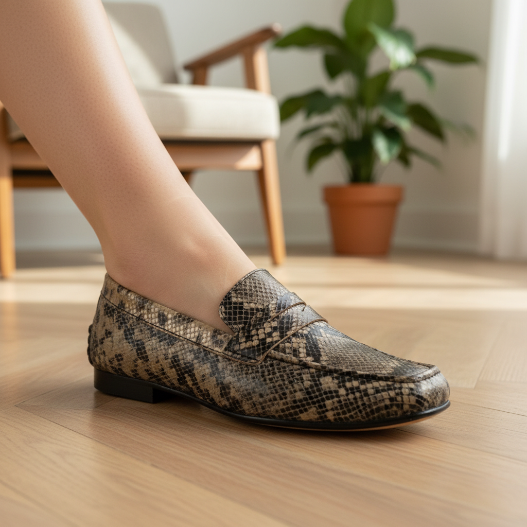 Python Print Loafer - Side View