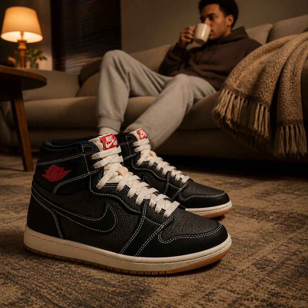 Lifestyle scene showing a relatable everyday moment with Test gateway type &mdash; a person relaxing on a couch during a quiet evening with a warm cup of tea and soft lamp lighting in a cozy modern living room