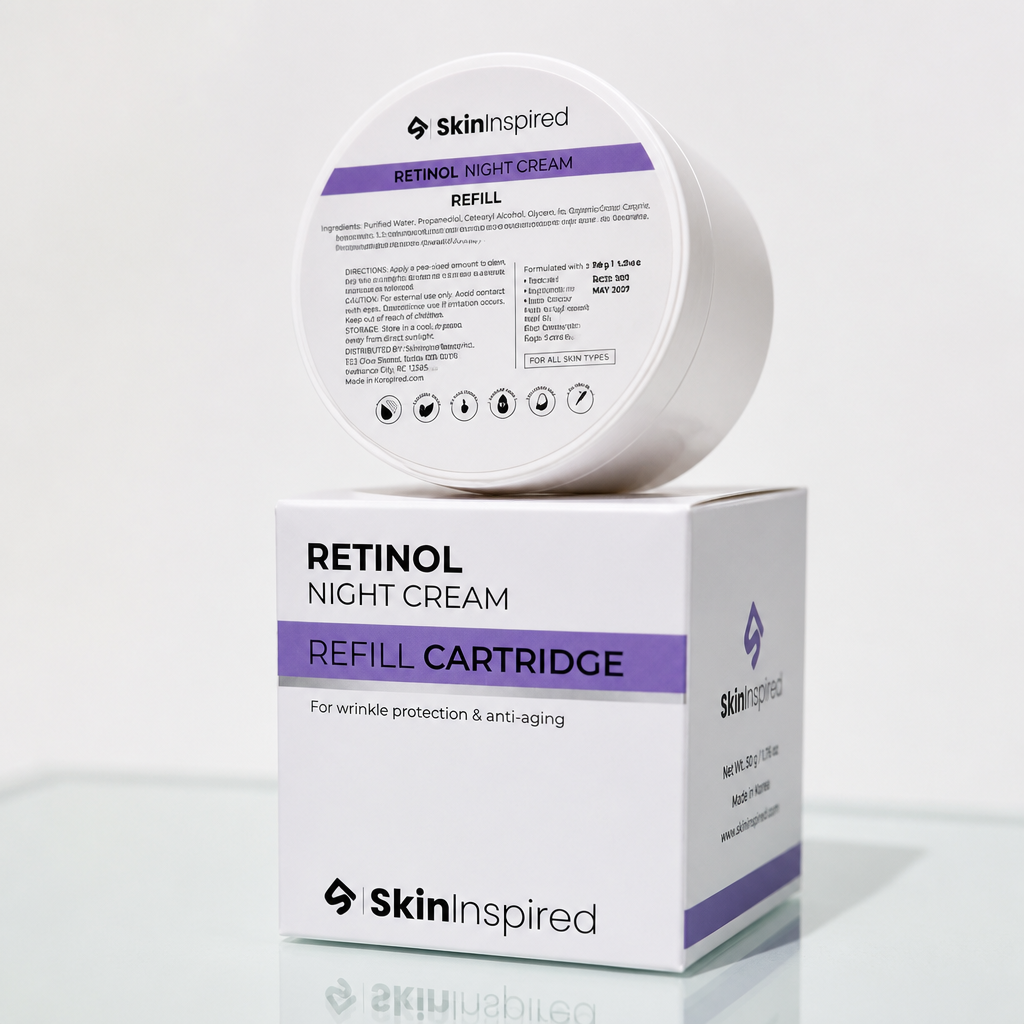 SKININSPIRED Retinol Night Cream 50g jar mini product shot