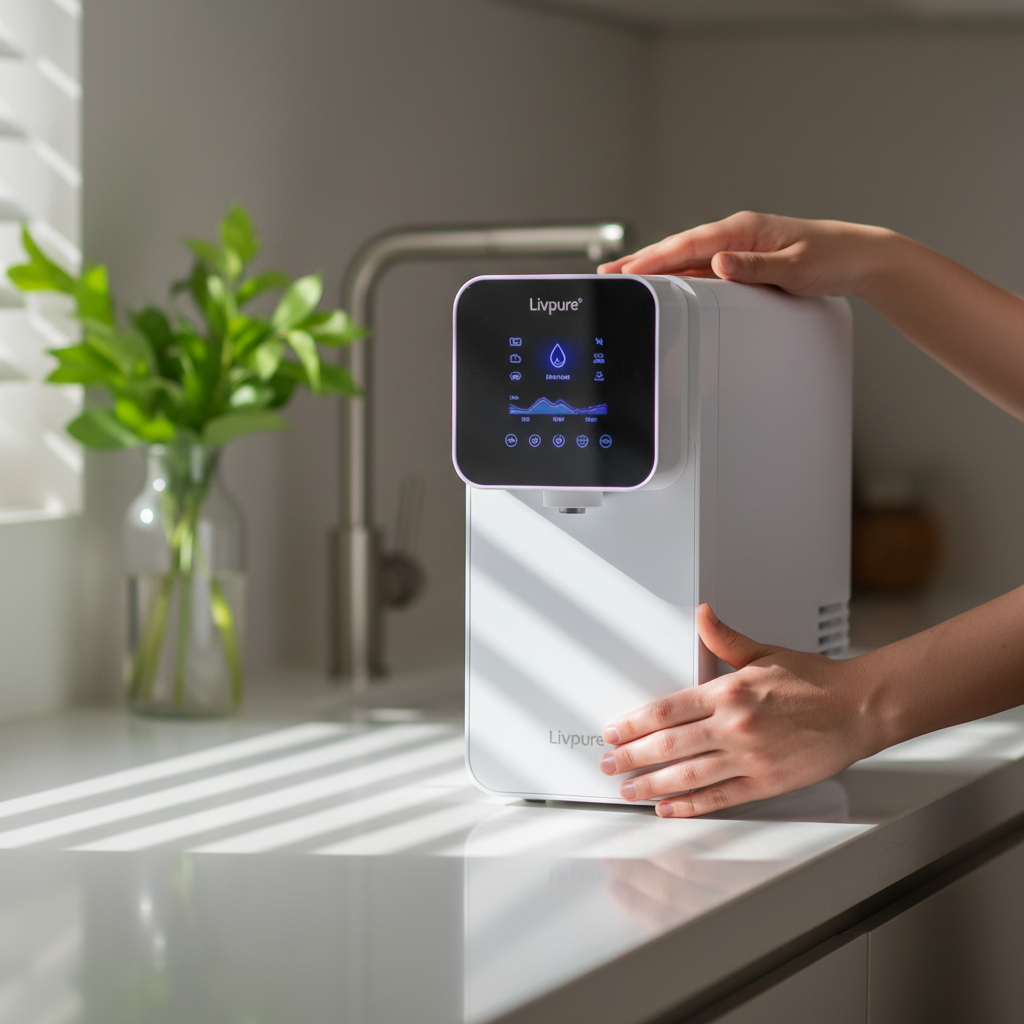 LivPure Smart purifier with smart display and monitoring features