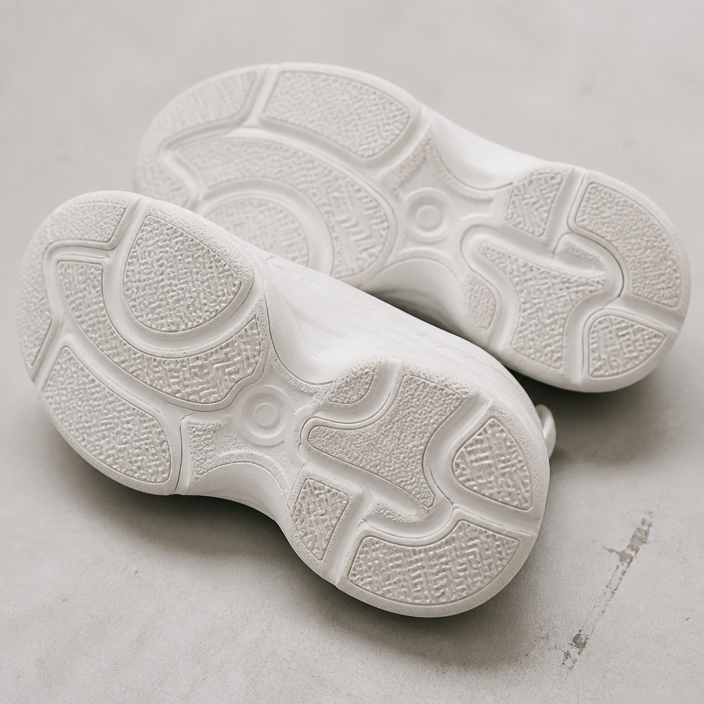 Bottom sole view of Nike Sneakers 3